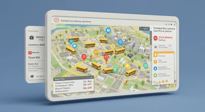 Xe chở học sinh, Trường học